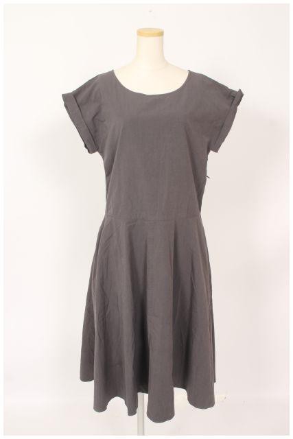 中古 マーガレットハウエル Margaret Howell 17ss ワンピース ひざ丈 半袖 ロールアップ 2 グレー Tk0422 レディースの通販はau Pay マーケット ブランド古着のベクトル
