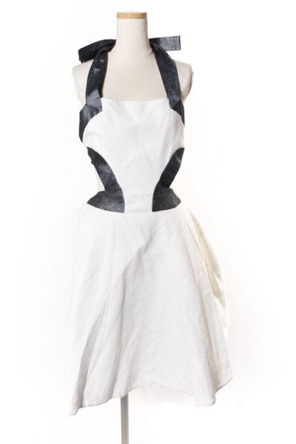 中古 アレクシス マビーユ Alexis Mabille ワンピース フレア ひざ丈 ホルターネック 34 白 ホワイト A0508 レディースの通販はau Pay マーケット ブランド古着のベクトル