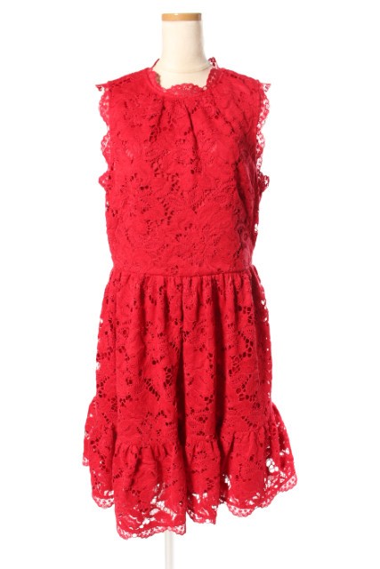 中古】ケイトスペード KATE SPADE DESERT MUSE POPPY FIELD LACE DRESS