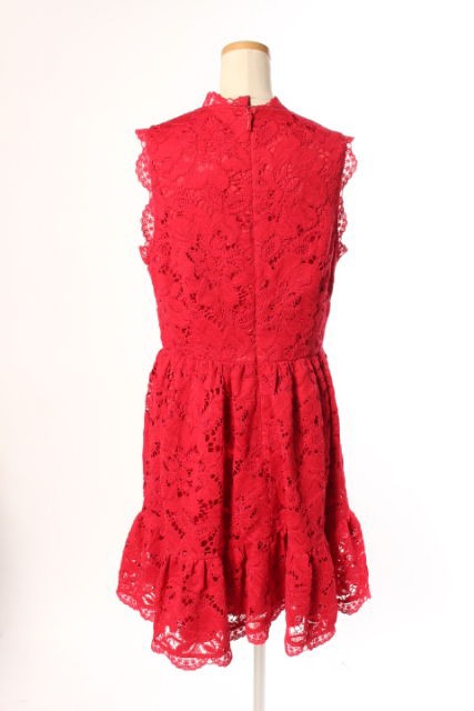 中古 ケイトスペード Kate Spade Desert Muse Poppy Field Lace Dress ワンピース ドレス ひざ丈 ノースリーブ レース 4 赤の通販はau Pay マーケット ブランド古着のベクトル