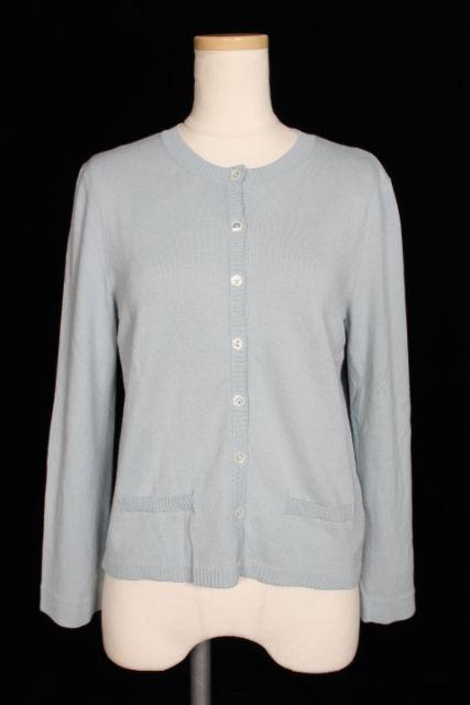 【中古】フォクシー FOXEY Easy カーディガン ニット 長袖 38 青 ブルー 36756 btm0510 レディースの通販は