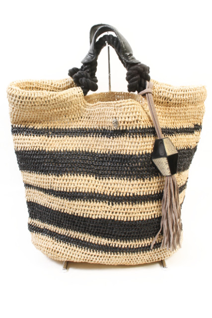 中古 ヘレンカミンスキー Helen Kaminski バッグ ハンド タッセル付ラフィア ベージュ Amy0524 レディースの通販はau Pay マーケット ブランド古着のベクトル
