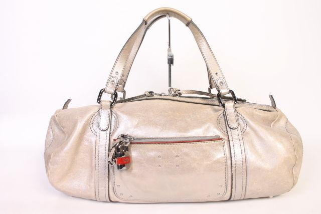 【中古】クロエ CHLOE ミスターパディントン レザー ボストン バッグ ベージュ aan0607 レディースの通販は