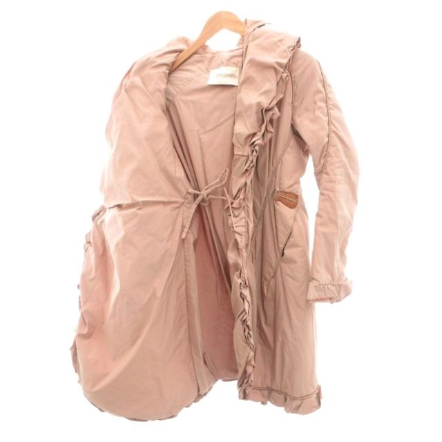 中古】エルマノシェルビーノ ERMANNO SCERVINO ダウンコート 42 ピンク