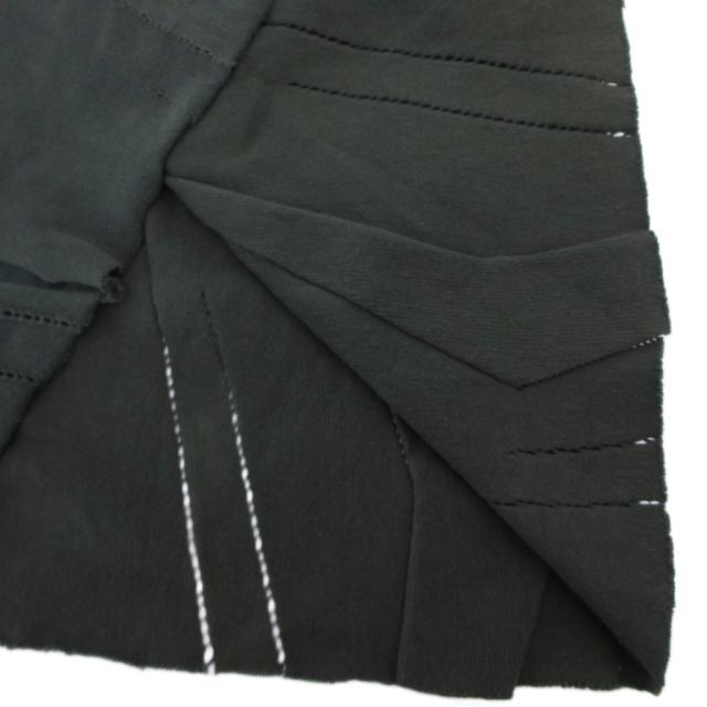 【中古】イッセイミヤケ ISSEY MIYAKE エイポック A.POC フレアスカート ニット イージーウエスト 裁断加工_2