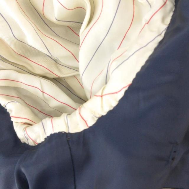 【中古】ディオール Dior テーラードジャケット ブレザー ブラックウォッチ チェック M 緑 グリーン 紺 ネイビー_5