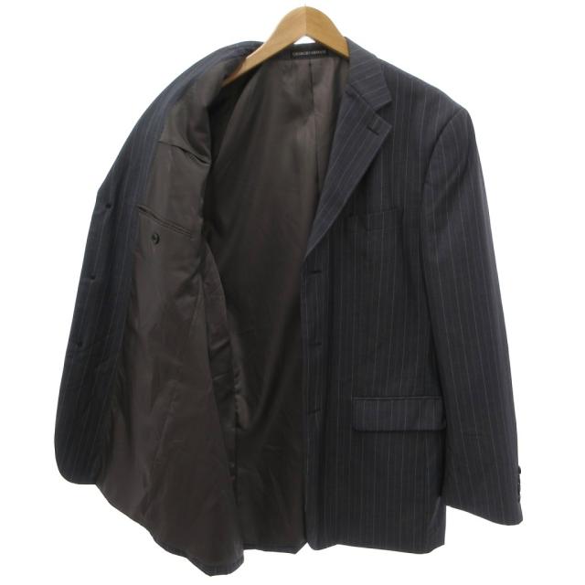 【中古】ジョルジオアルマーニ LECOLLEZIONI 美品 ヴィンテージ 80s~ テーラードジャケット シングル 54 3B_3
