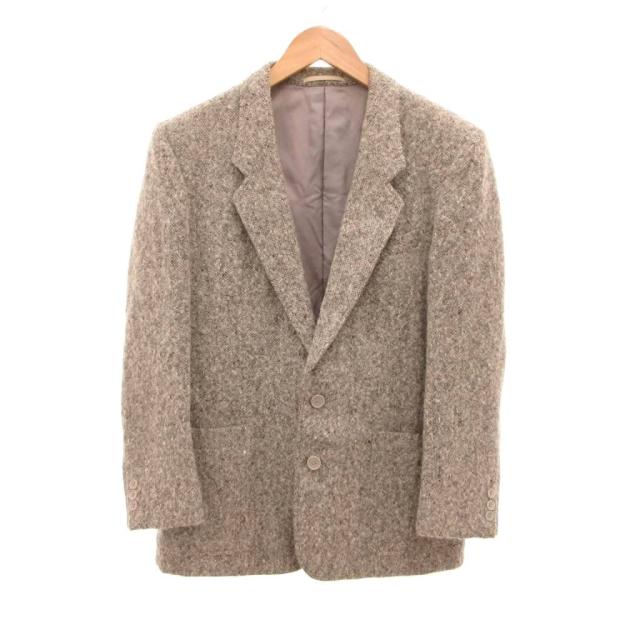 【中古】イヴサンローラン YVES SAINT LAURENT diffusion hommes テーラードジャケット 上着 ウール グレー