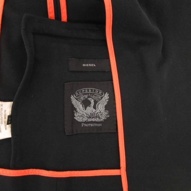 【中古】ディーゼル DIESEL テーラードジャケット  シングルブレスト 2B  襟切り替え44 黒 ブラック /MX メンズ_5