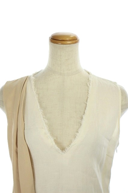 中古 フェンディ Fendi ワンピース ノースリーブ ミニ リネン 40 白 リネン 茶 Mi レディースの通販はau Pay マーケット ブランド古着のベクトル