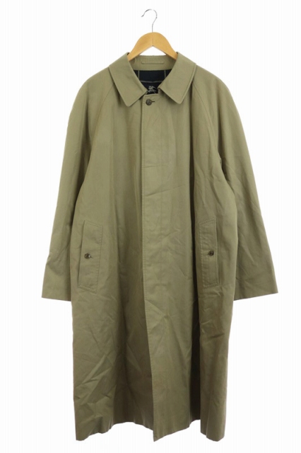 中古 バーバリー ロンドン ステンカラーコート バルマカーンコート 裏地チェック 比翼ボタン カーキ メンズの通販はau Pay マーケット ブランド古着のベクトル