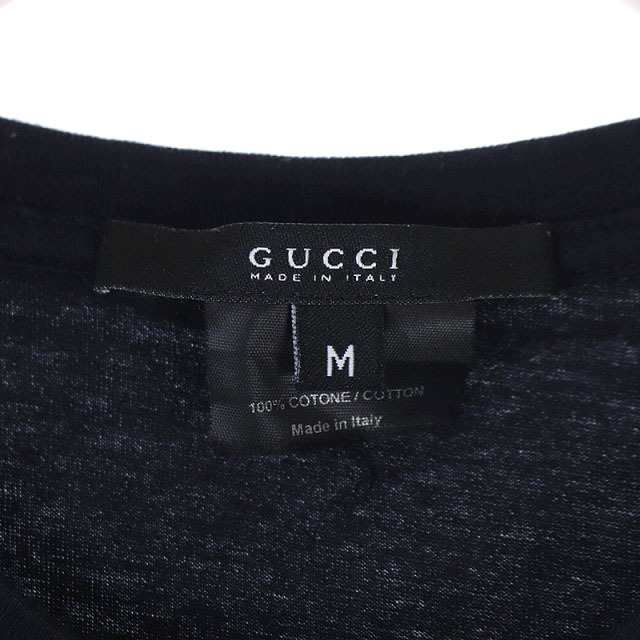 中古 グッチ Gucci Tシャツ カットソー 半袖 無地 M 黒 ブラック Tu メンズの通販はau Pay マーケット ブランド古着のベクトル