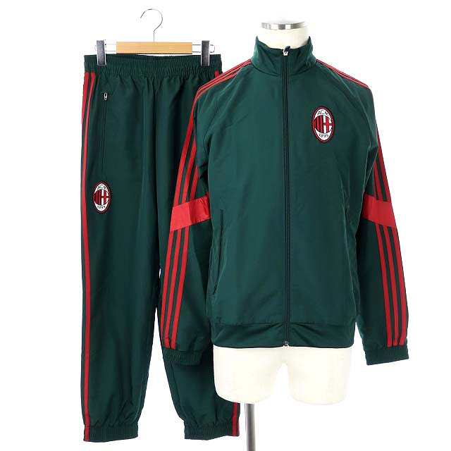 中古 未使用品 Adidas ジャージ セットアップ ジャケット パンツ イージー Acmilan Acミラン S 緑 赤 Df メンズの通販はau Pay マーケット ブランド古着のベクトル