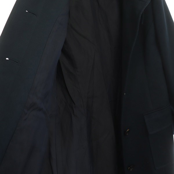 【中古】フォクシーニューヨーク FOXEY NEW YORK 2020年製 Coat Minimal Elegance ロングコート フード付 紺  ネイビー｜au PAY マーケット