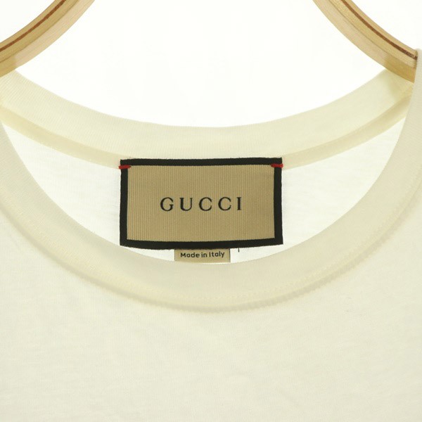 中古】グッチ GUCCI ばなにゃ Tシャツ カットソー 半袖 プリント