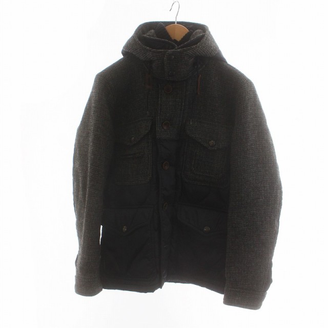 【中古】MONCLER OLIVER GIUBBOTTO オリビエール オリバー ダウンジャケット フード付き 2 M グレー