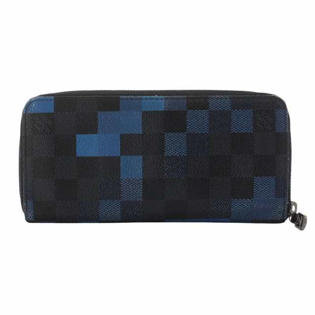 【中古】ルイヴィトン ダミエ グラフィット ピクセル ジッピー ウォレット ヴェルティカル 長財布 N60170の通販は