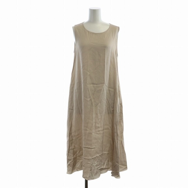 【中古】未使用品 タグ付き ファビアナ フィリッピ FABIANA FILIPPI ワンピース ノースリーブ ロング XS ベージュの通販は