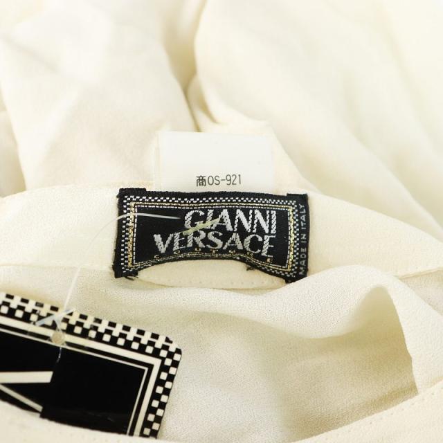 【中古】未使用品 ジャンニヴェルサーチ ヴェルサーチェ GIANNI VERSACE ヴィンテージ ブラウス タグ付き カットソー