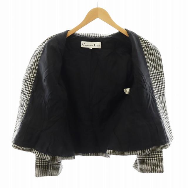クリスチャンディオール CHRISTIAN DIOR ノーカラー ジャケット