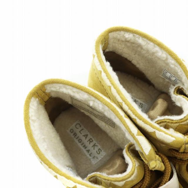 【中古】クラークス clarks ワラビー Wallabee ブーツ モカシン ステッチ ロゴ スエード ラウンドトゥ US9.5 27.5cm