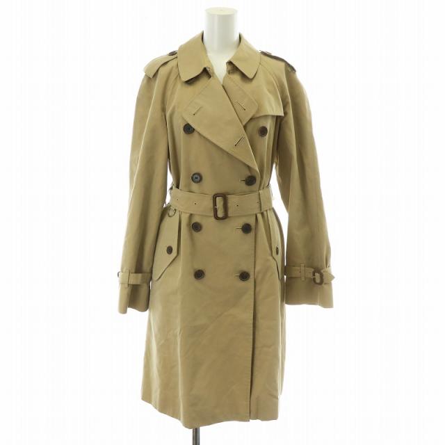 美品 BURBERRY トレンチコート　レディース　ノバチェック 美品 BURBERRY バーバリー トレンチコート ノバチェック 黒 Mサイズ