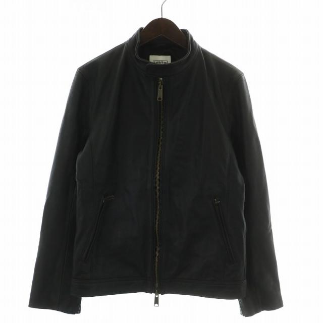 美品 名作 ラトルトラップ ライダースジャケット シングル 羊革
