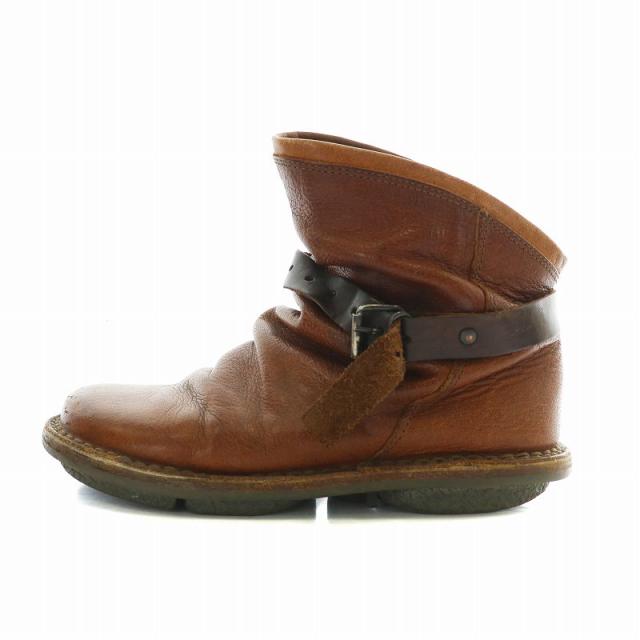 中古】トリッペン trippen ボム BOMB ショートブーツ レザー ベルト 36
