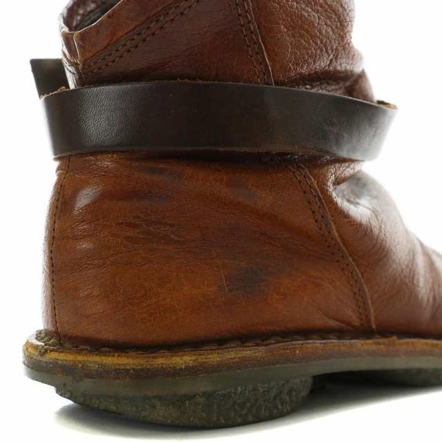 中古】トリッペン trippen ボム BOMB ショートブーツ レザー ベルト 36