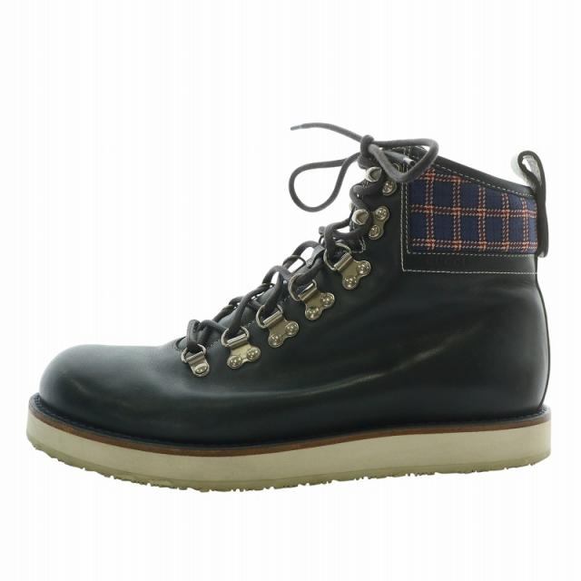 グッチ　GUCCI トレッキングシューズ　ショートブーツ グッチ GUCCI トレッキングシューズ ブーツ レザー ショート チェック