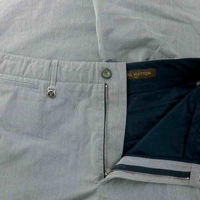 中古】ルイヴィトン スラックス パンツ ストライプ 5P ワイド