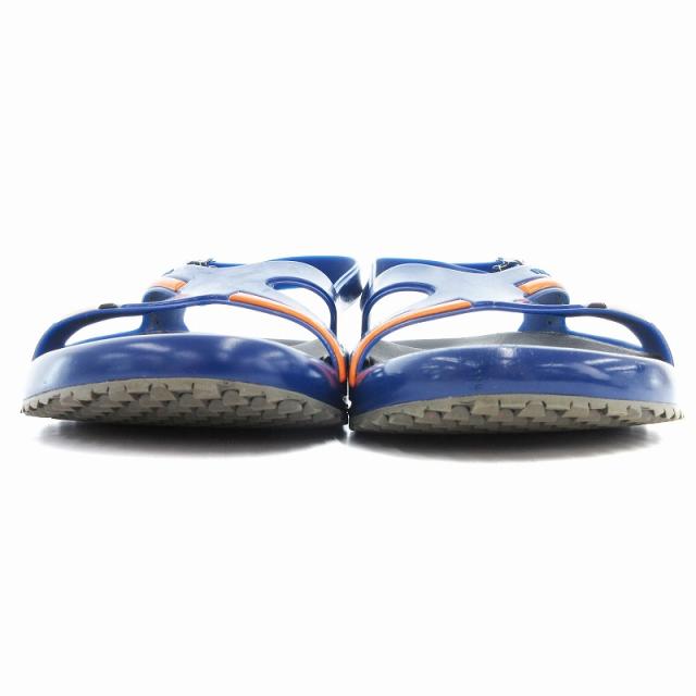 中古】プラダ PRADA ラバーサンダル シューズ クロスストラップ