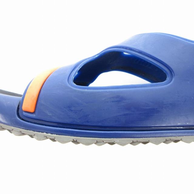 中古】プラダ PRADA ラバーサンダル シューズ クロスストラップ