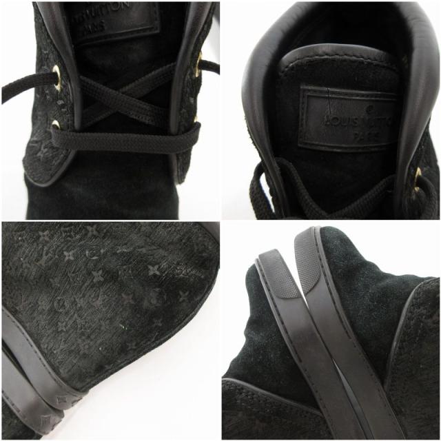 中古】ルイヴィトン LOUIS VUITTON ブーティ ショートブーツ スエード