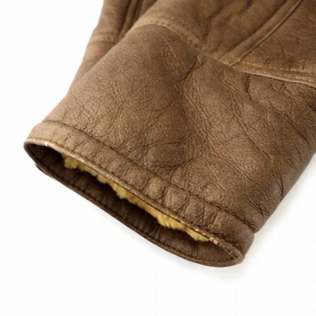 中古】JOHNS HAMER OCTOPUS ARMY ヴィンテージ ムートン レザー