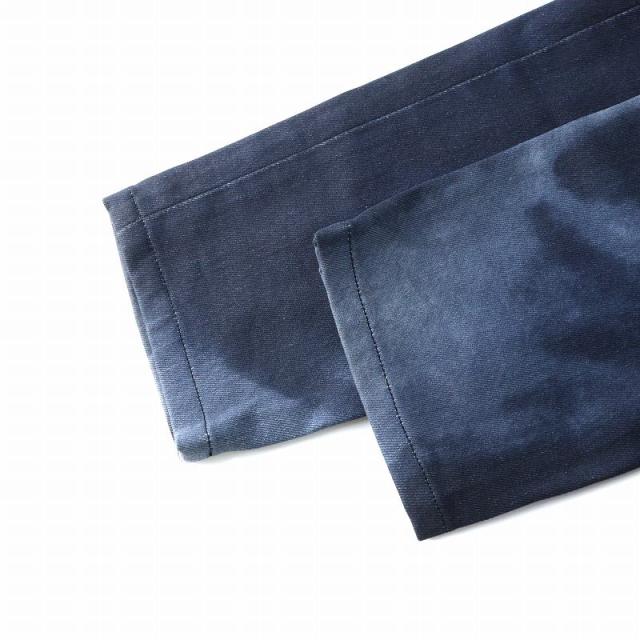 中古】シャネル CHANEL ストレート デニムパンツ スキニー ジップ