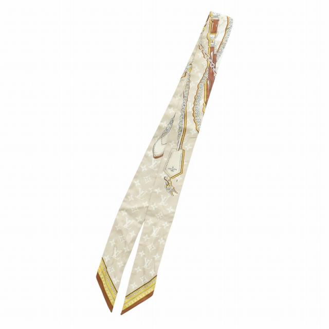 中古】LOUIS VUITTON バンドーBB アルティメット スカーフ 絹 シルク