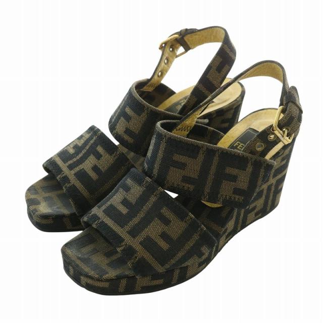 Fendi ロゴ入り オープントゥサンダル FENDI(フェンディ) サンダル 35