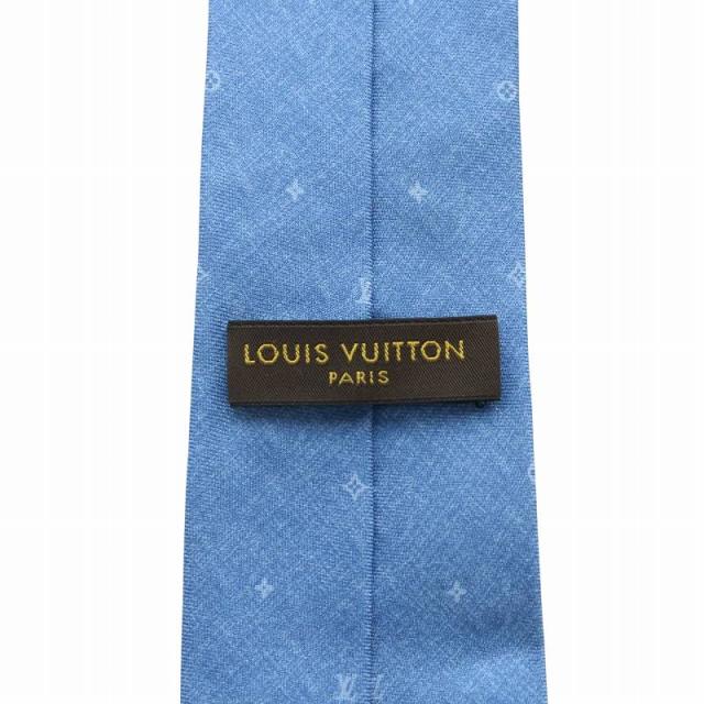 中古】ルイヴィトン LOUIS VUITTON ネクタイ 絹 シルク レギュラータイ