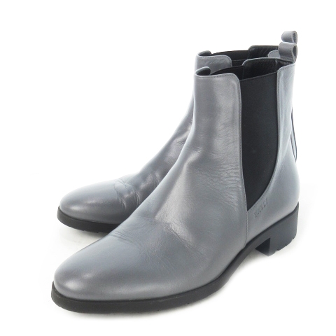 ショートブーツ / BALLY / バリー / レディース / ブラック / 35 1/2 E Bally - BALLY &frasl; バリー | スエード リボン刺しゅう ヒール ショート