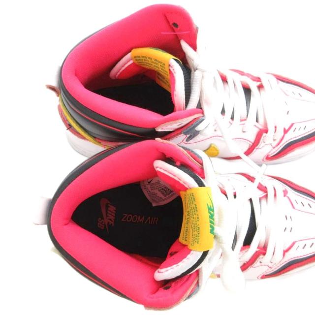 【中古】ナイキ NIKE Gundam Unicorn × Nike SB Dunk High PRO QS "UNICORN" スニーカー シューズ ハイカット 25cm