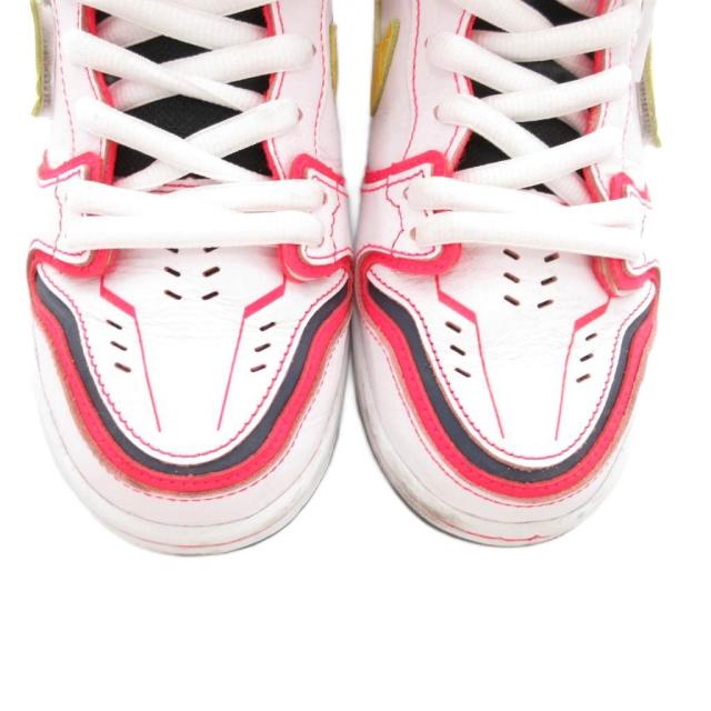 【中古】ナイキ NIKE Gundam Unicorn × Nike SB Dunk High PRO QS "UNICORN" スニーカー シューズ ハイカット 25cm