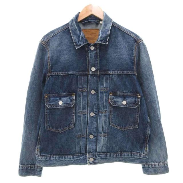 【中古】リーバイスプレミアム Levis PReMIUM 2nd デニム トラッカージャケット Gジャン ジージャン M インディゴ