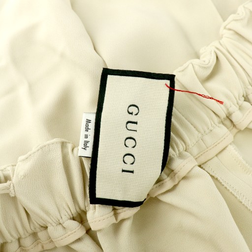 中古】グッチ GUCCI トラック ワイド パンツ パンツ ジャージ フレア