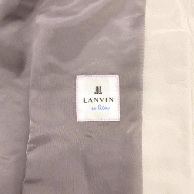 中古】ランバンオンブルー LANVIN en Bleu ラムレザージャケット