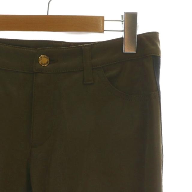 【中古】ルイヴィトン LOUIS VUITTON ロングパンツ ボトムス ストレート ジップフライ ロゴ 36 カーキ 黒 ブラック 中古】ルイヴィトン LOUIS VUITTON ロングパンツ ボトムス ストレート