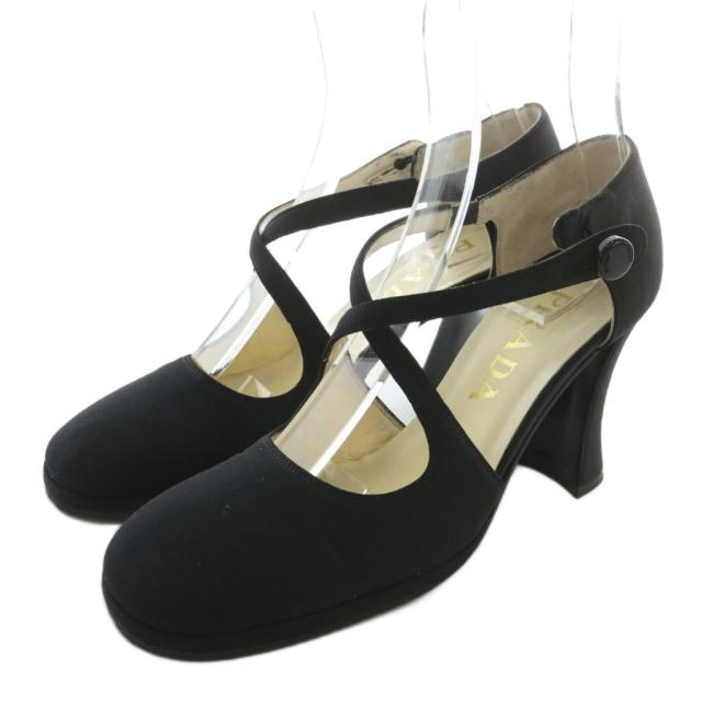 プラダ PRADA ハイヒール パンプス チャンキーヒール