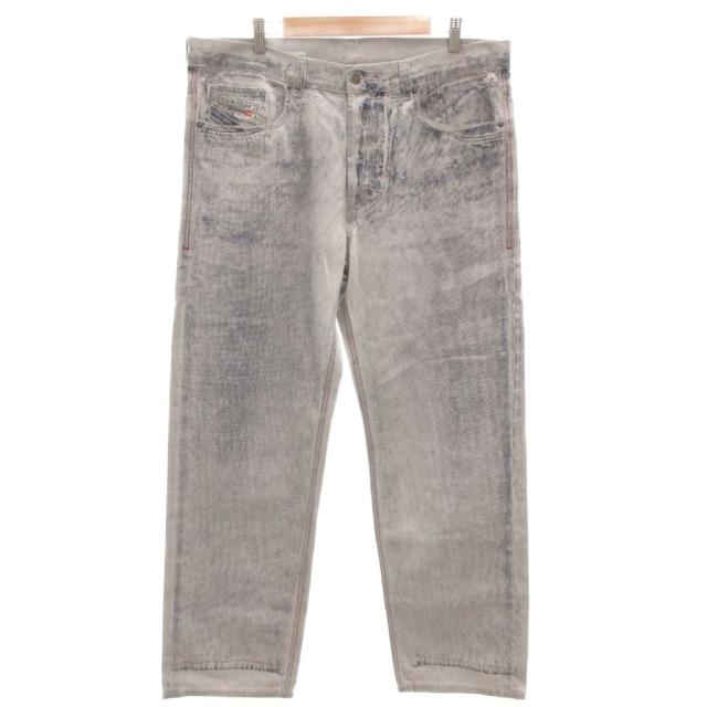 【中古】ディーゼル DIESEL 2010 D-MACS デニムパンツ ジーンズ ルーズストレート 加工 ボタンフライ W36