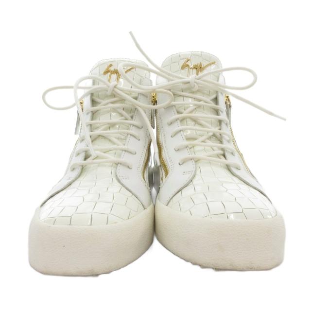 GIUSEPPE ZANOTTI DESIGN◇ハイカットスニーカー/42/BLK/レザー