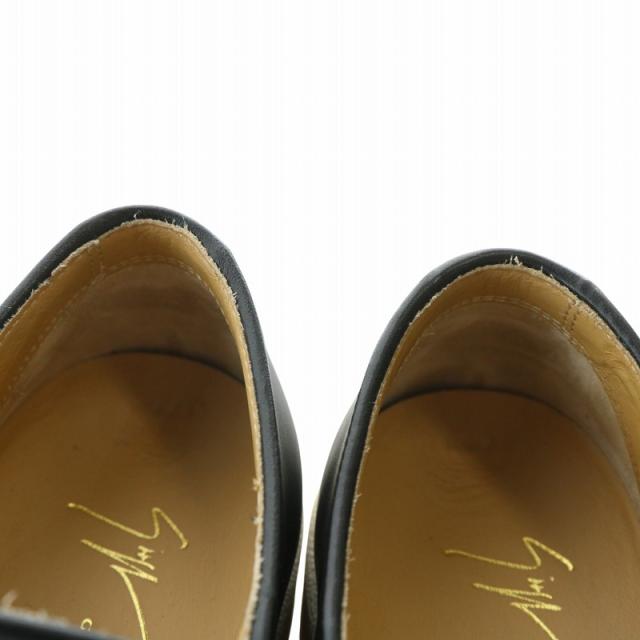 【中古】GIUSEPPE ZANOTTI DESIGN MAY LONDON スリッポン スニーカー ローカット ロゴ 35.5 22.5cm 黒 RW70006